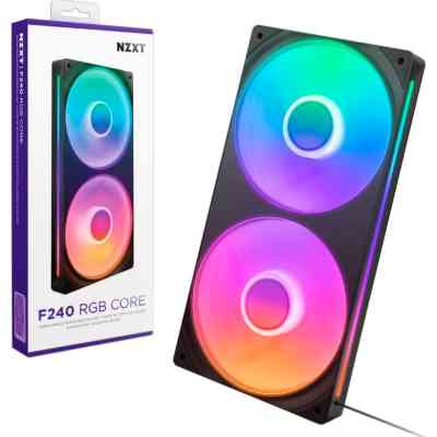 Кулер для корпуса NZXT F240 RGB Core Fan (Single Frame) - Black (RF-U24HF-B1) Винница