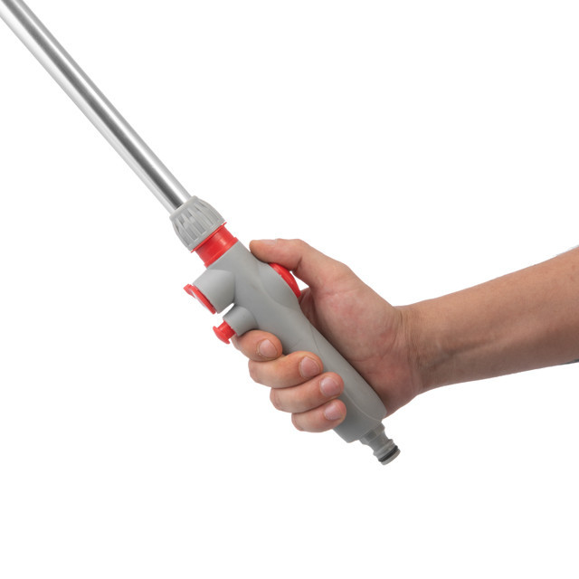 Пистолет-распылитель для полива, на телескопической штанге 90-120 см, 9 режимов, материалы: ABS, TPR INTERTOOL GE-0043 Киев - изображение 9