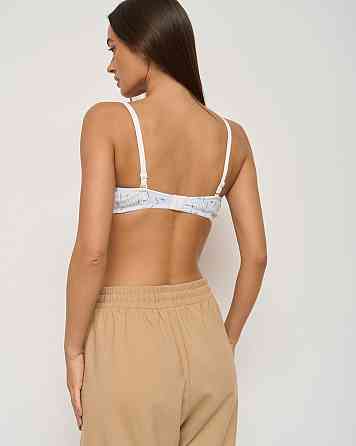 Жіночий бюстгальтер тканина-косичка Nicoletta 80608 80B, Молочний 1 Київ