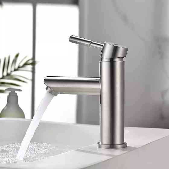 Змішувач для раковини Lidz (NKS) 12 32 001F, нікель (LIDZNKS1232001F) Київ