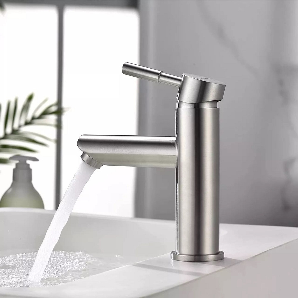 Змішувач для раковини Lidz (NKS) 12 32 001F, нікель (LIDZNKS1232001F) Київ - фото 5