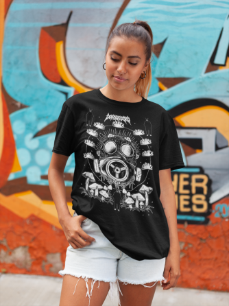 Футболка аниме Дорохедоро Велкоме То Кхаос оверсайз (S/M/L) Черний AnimeJ0708 Днепр