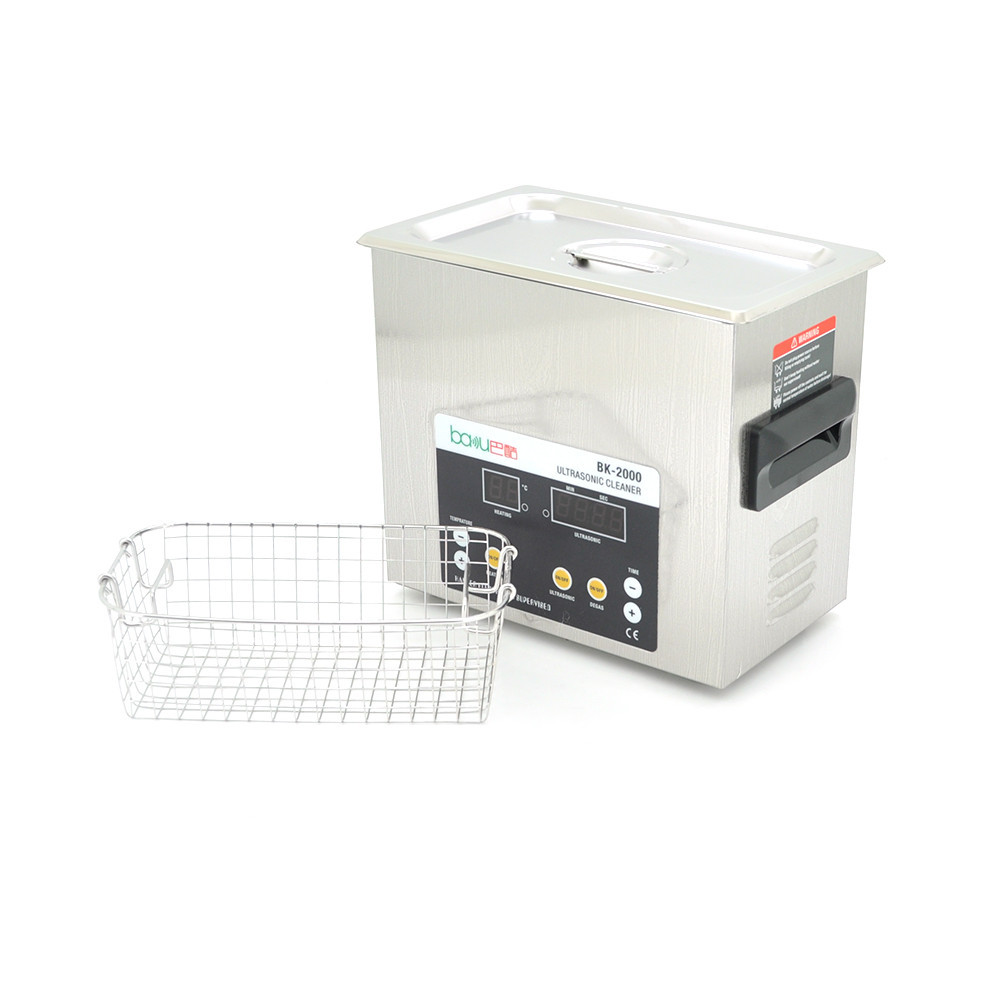 Ультразвукова ванна BAKKU BK-2000 з функцією дегазації рідини (3.2L, 120W, 40 kHz, підігрів до 80 гр. C, таймер до 99 хв.) Київ - фото 2