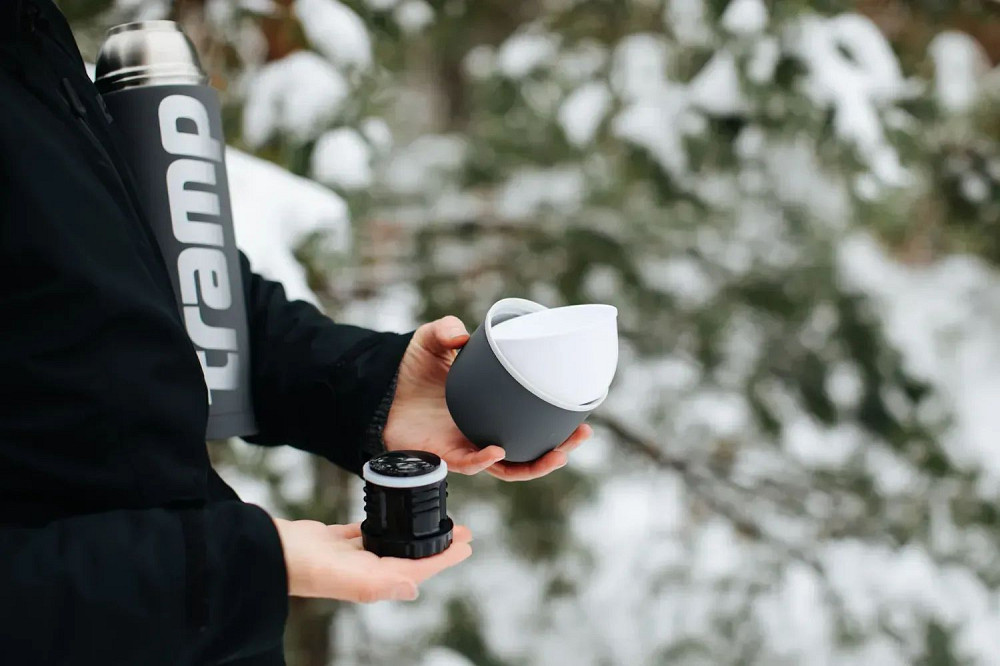 Термос TRAMP Soft Touch 1,2 л Серый Київ - фото 6