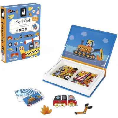 Розвиваюча іграшка Janod Магнитная книга Транспорт (J02715) Вінниця
