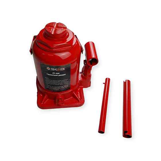 Домкрат гідравлічний 20 т low, 185-345 мм, 8 кг, brand box Мукачево