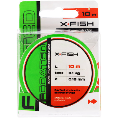 Флюорокарбон X-Fish FCoated 10m 0.18mm 3.1kg (1917.01.23) Винница - изображение 2
