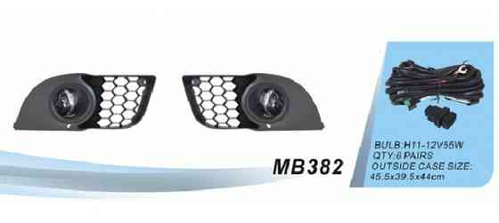 Фары противотуманные Mitsubishi Lancer Sportback/Evolution X/2009-/MB-382/эл.проводка Винница