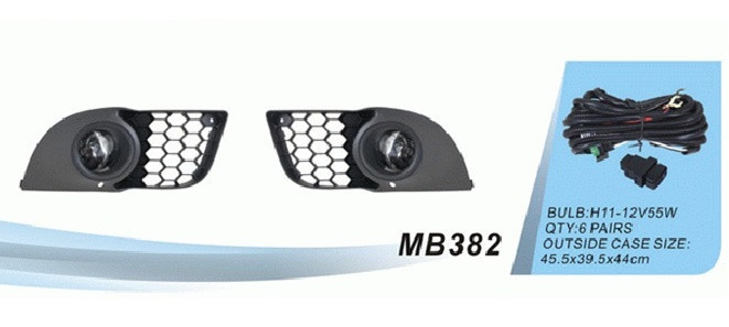 Фары противотуманные Mitsubishi Lancer Sportback/Evolution X/2009-/MB-382/эл.проводка Винница - изображение 1