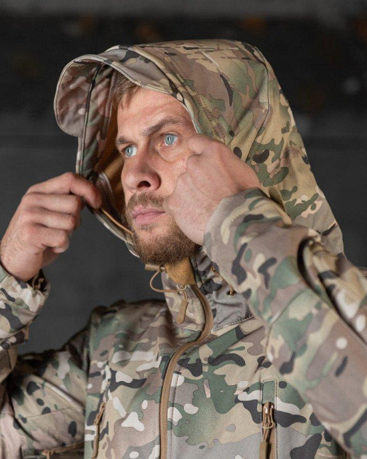 Весняна тактична куртка Soft Shell Silver Knight Windstoper мультикам ОР1234 Одеса - фото 4