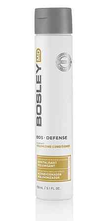 Набір для попередження стоншення волосся (поживний шампунь, кондиціонер для обʼєму, ущільнюючий догляд) BOS Defense BOSLEY Дніпро