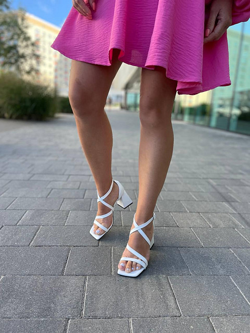 LIRIO Босоніжки жіночі білі LIRIO L0195 літні з натуральної шкіри / Шкіряні босоніжки на підбор Коломия - фото 4