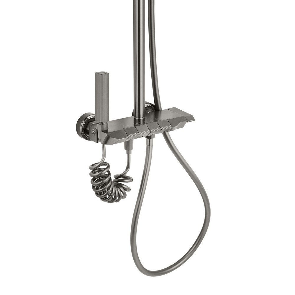 Душова система Agua Acero-AVION 04354AM на 4 користувача, графіт Київ - фото 3