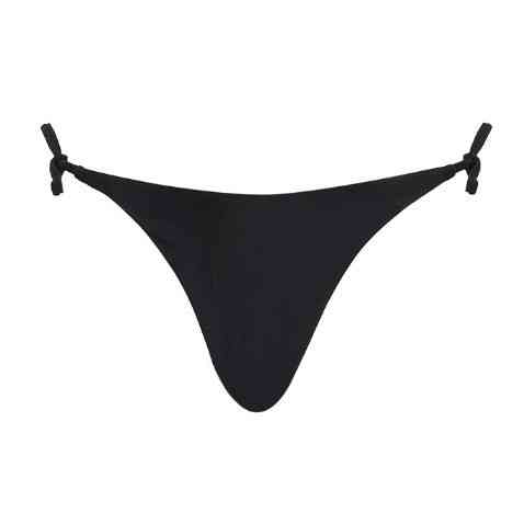 Стрінги для купальника пляжні на зав`язках 48 чорний Київ