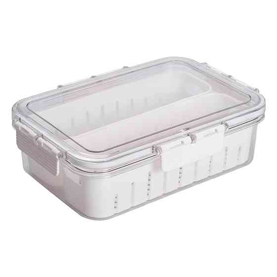 Контейнер для їжі з двома відсіками 1.4 л, білий Київ