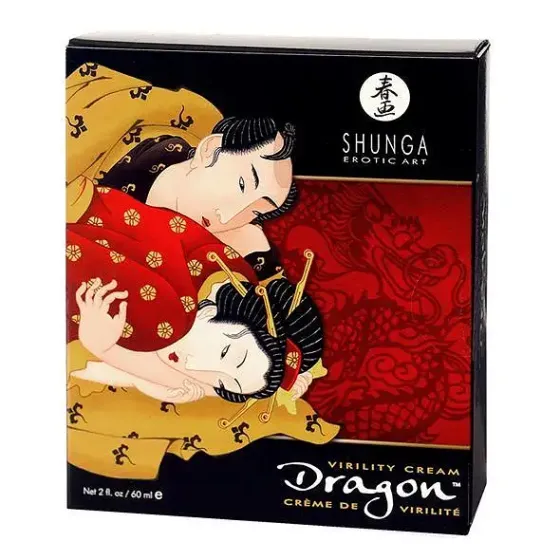 Стимулювальний крем для пар Shunga SHUNGA Dragon Cream (60 мл), ефект тепло-холод та поколювання Львів