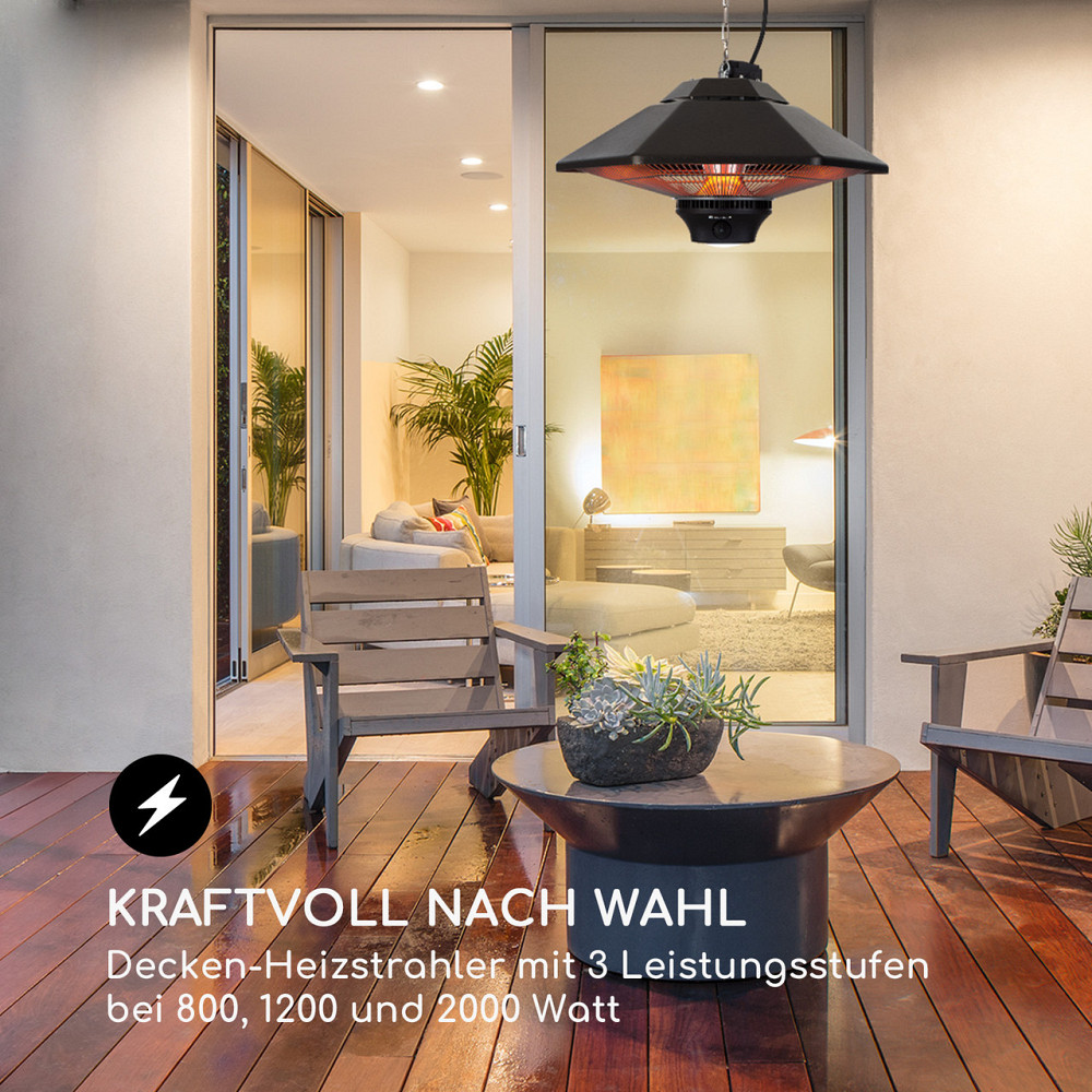 Інфрачервоний нагрівач Heat Hexa 800/1200/2000 Вт галогенний IP34 LED бронза (Німеччина, читати опис) Рівне - фото 3