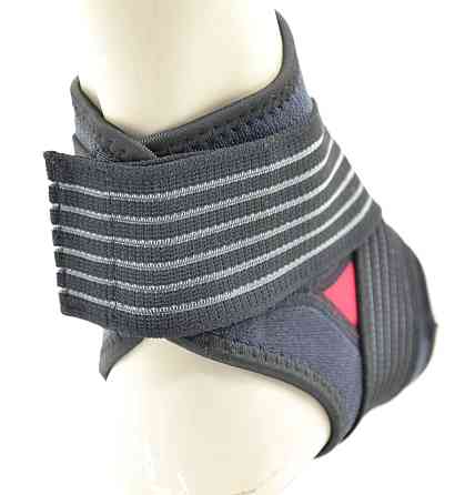 Бандаж на гомілкостоп Power System PS-6013 Neo Knee Support Black/Red (1шт.) L Кам'янське