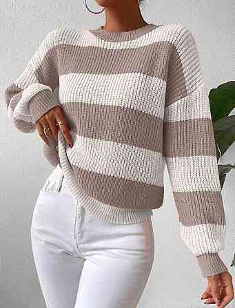 Жіночий повсякденний базовий светр ALaкрил/вовна біло-бежевий Одеса