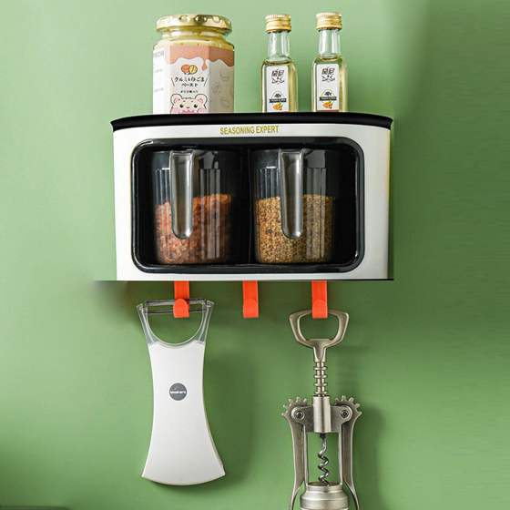 Органайзер для кухні, ємності для зберігання, модні настінні банки для кухні, білий колір Кам'янець-Подільський