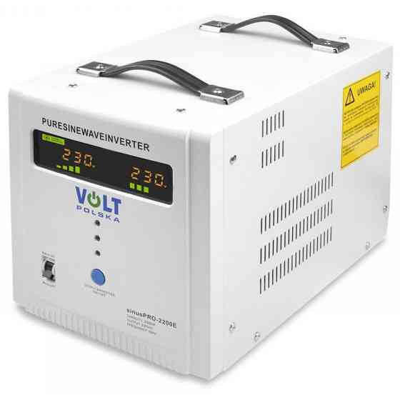 Гібридний ДБЖ інвертор Volt Polska SINUS PRO 2200 E 12/230V 1600/2200W (3SP092212E) Київ