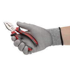 Плоскогубцы 160мм красно-серые ручки Мукачево - изображение 4