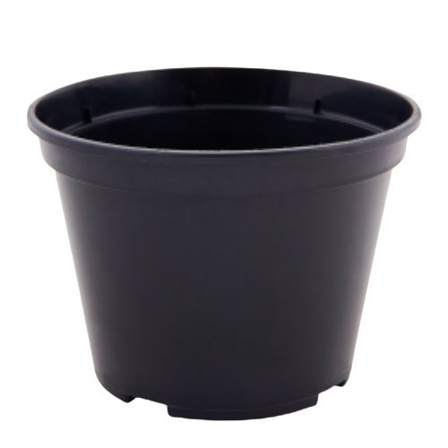Вазон для розсади 10*7,5см круглий чорний Алеана Житомир