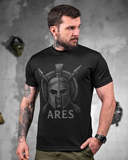 Тактична потовідвідна футболка OBLIVION ARES black ДЛ6581 Одеса - фото 1