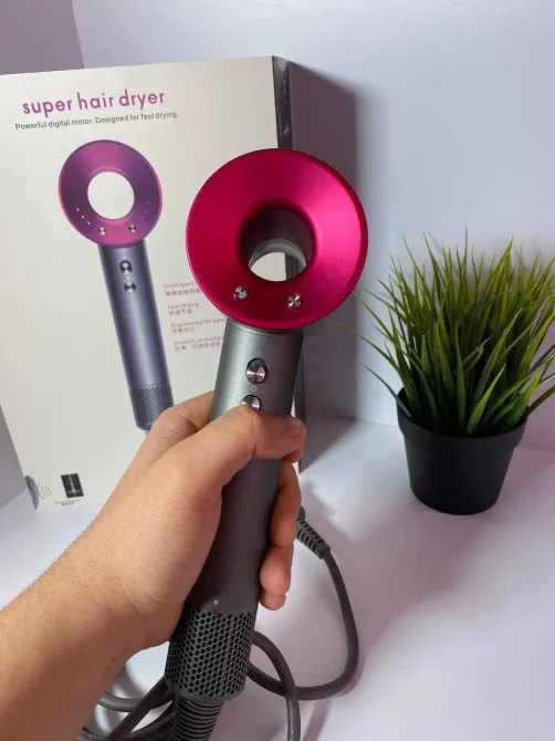 Професійний іонний фен Leafless Hair Dryer S238-1, 3 режими температури, 3 швидкості Одеса - фото 4
