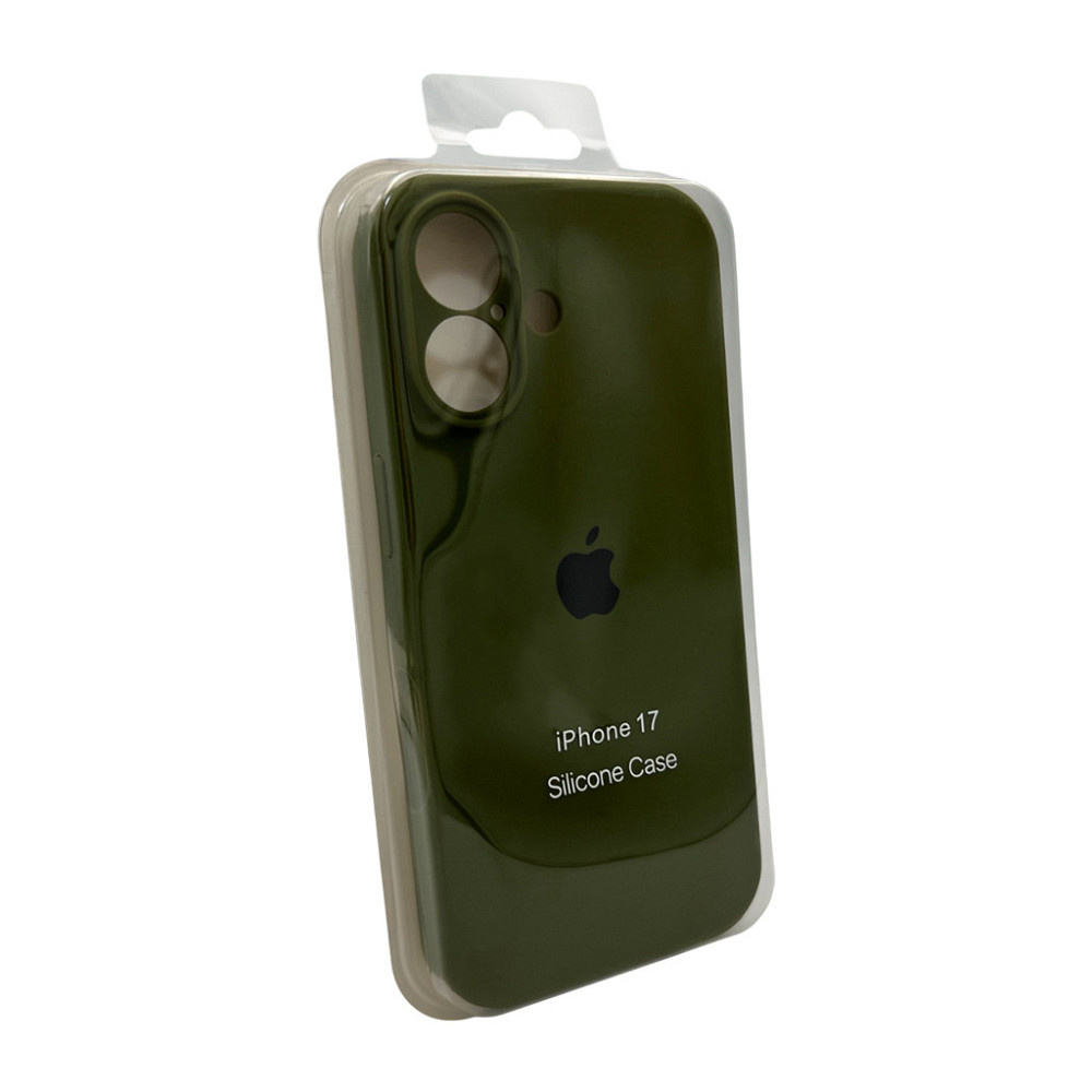 Чохол для смартфона Silicone Full Case AA Camera Protect for Apple iPhone 17 29,Army Green Київ - фото 2