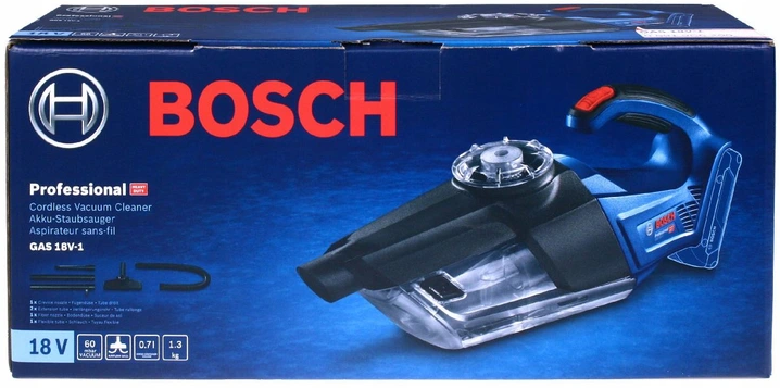 Ручной пылесос Bosch GAS 18V-1 Professional аккумуляторный, пылесос для машины (без АКБ) Киев - изображение 10