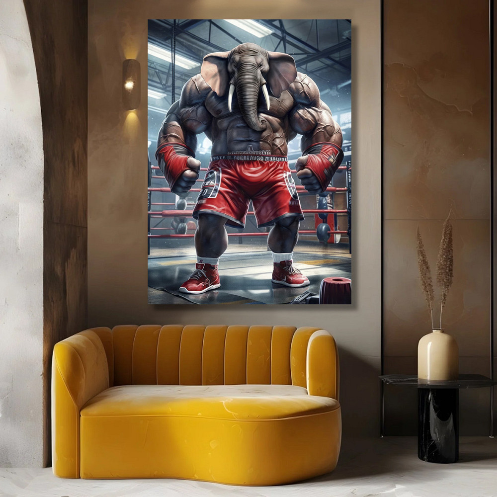 Картина Холсті в спортзал  Слон KLM_3 Київ - фото 4