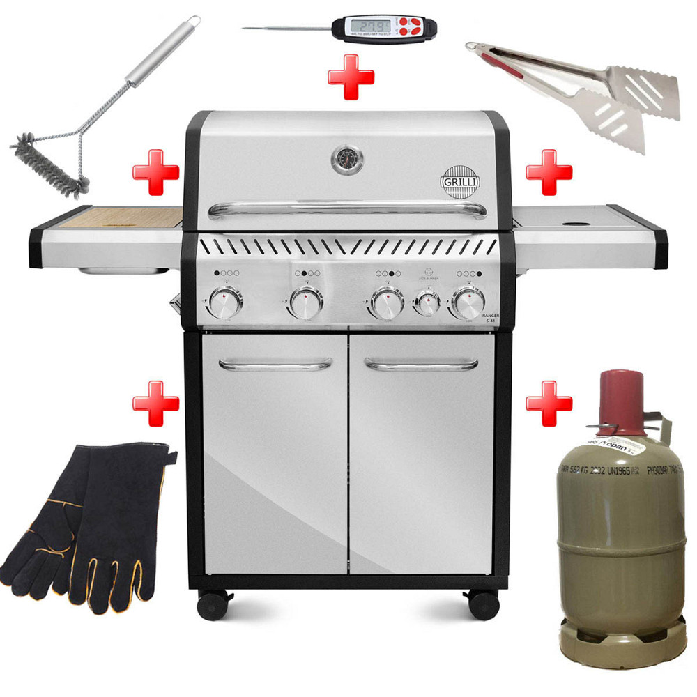 Газовый гриль Ranger 41 + набор необходимых аксессуаров GRILLI 777242-set Код: 013225 Ровно - изображение 11