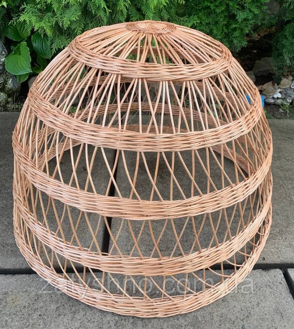 Плетеная абажур люстра из лозы Киев - изображение 2