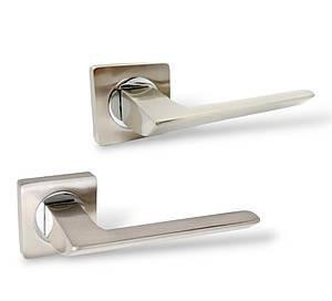 Ручка дверна KEDR на квадрат. розетці R08.148-AL-SN/CP Харків - фото 4