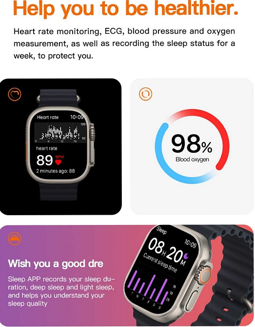 Смартгодинник: HY ULTRA2. NFC. Київ - фото 2