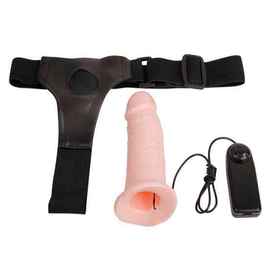Страпон - Men's Pants Replacement Vibrating Strap On, 16,5 см Sex Aura Київ