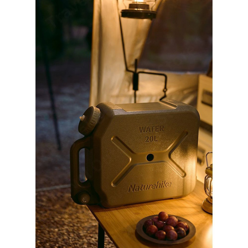 Канистра для воды Naturehike CNH22CJ018, 20 литров, темно-зеленая Киев - изображение 8