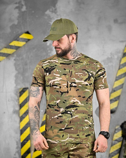 Тактическая футболка мультикам flame Одесса - изображение 1