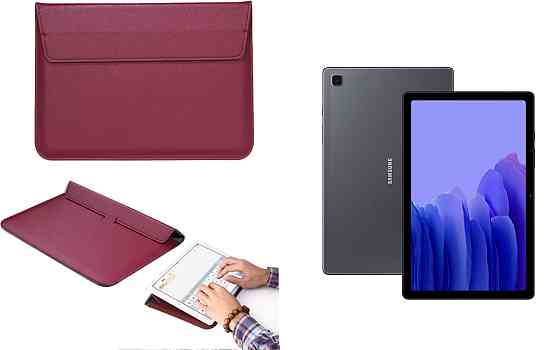Чехол-конверт VitoCase для Samsung Galaxy Tab A7 10.4 2020 T505, с функцией подставки для планшета Бордовый Киев