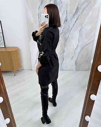 Женское платье с леопардовыми вставками тиар Одесса