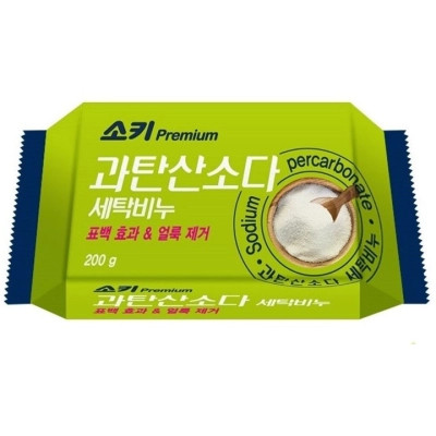 Мило для прання Mukunghwa Soki Premium Percarbonate Laundry Soap Відбілювальне та для видалення плям 200 г (8801173401319) Вінниця - фото 1