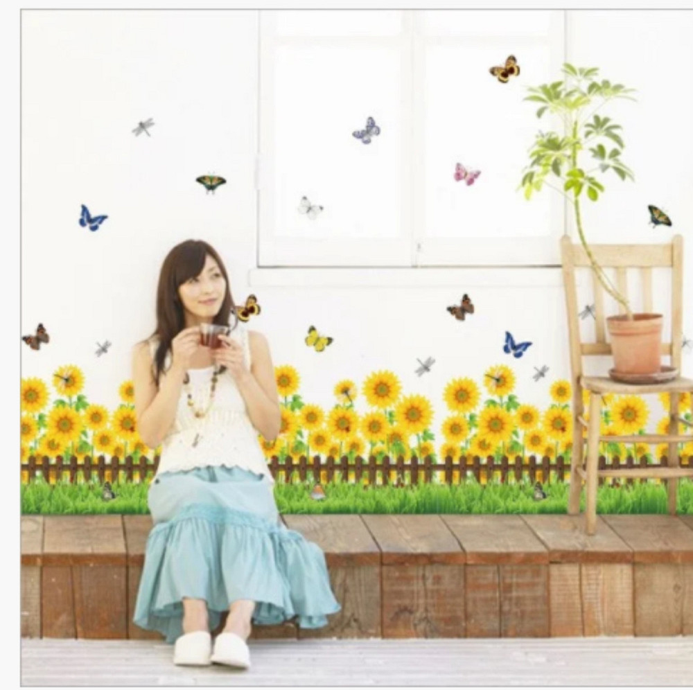 Інтер'єрна наклейка Соняшники Київ - фото 6