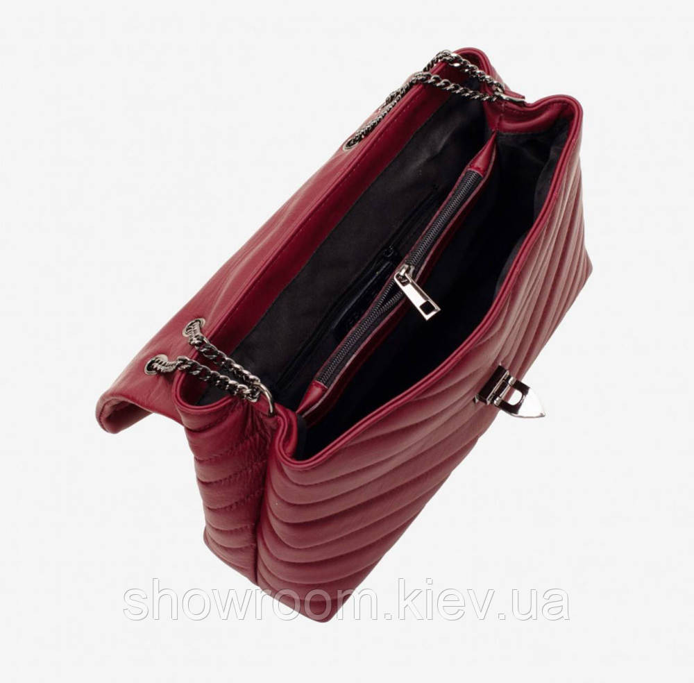 Італійська жіноча сумка на плече Vera Pelle (8963) Київ - фото 3
