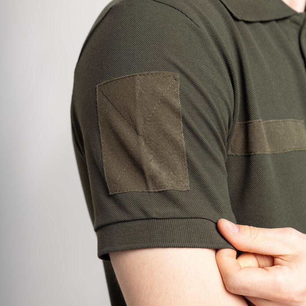 Легке тактичне літнє чоловіче хакі поло Pobedov Royal Військове Київ - фото 8