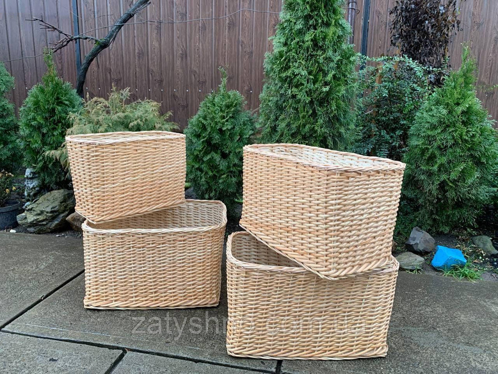 Плетеные корзинки без ручек разных размеров Киев - изображение 6