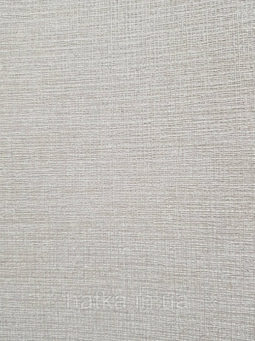 Шпалери метрові вінілові на флізелін AdaWall Beta метрові однотонні під тканину під льон білий з сірим Київ - фото 2