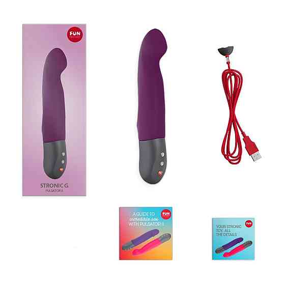 Пульсатор для точки G Fun Factory STRONIC G FORTE sage green, 8 режимів, суперпотужний Sex Aura Київ