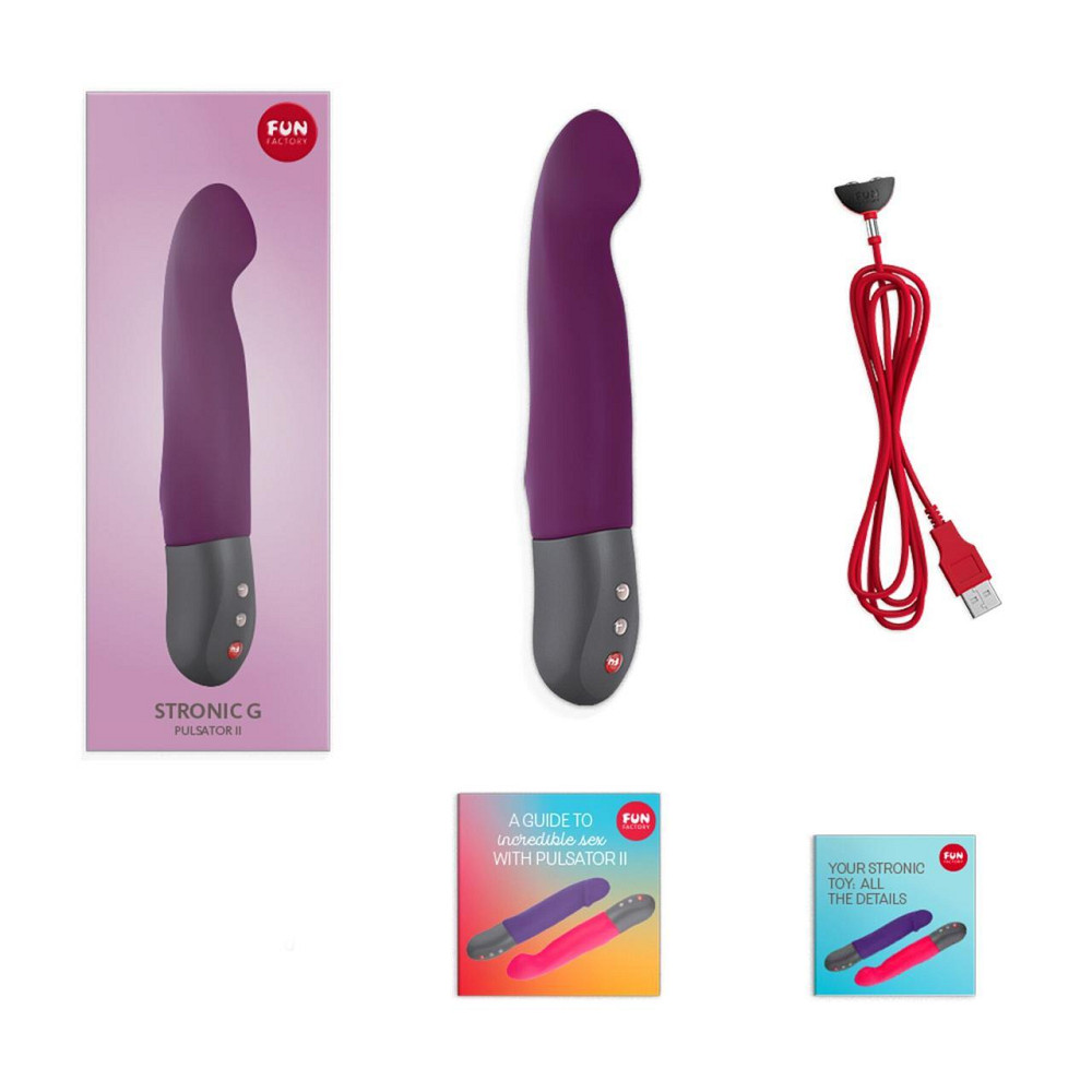 Пульсатор для точки G Fun Factory STRONIC G FORTE sage green, 8 режимів, суперпотужний Sex Aura Київ - фото 6