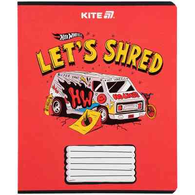 Зошит Kite Hot Wheels, 18 аркушів, клітинка (HW25-236) Вінниця